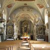 L’interno della chiesa parrocchiale di Terento con altare. Foto: BS, &copy; Peer