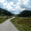 Gli ultimi metri di dislivello prima di raggiungere il Passo Stalle. Il traffico dal passo verso Anterselva &egrave; regolato da un semaforo. Foto: BS, &copy; Peer
