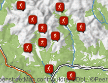 Mappa: Escursioni in Bassa Pusteria