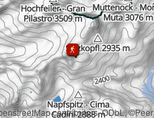 Mappa: Wanderung vom Neves-Stausee zur Edelrauthütte