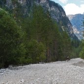 toblach geroell auf radpiste