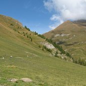 Vals Weg Richtung Brixner Huette