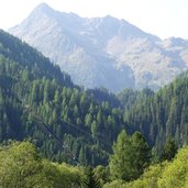 RS st leonhard bei st jakob in defereggental blick auf rote spitze weisse spitze und brunnalm bergbahn