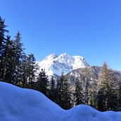 RS schusterplatte und dreischusterspitze von nemesweg aus gesehen winter sexten