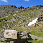 tafel nationalpark hohe tauern