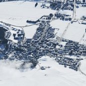 Dolomiti Ballonfestival Toblach winter von oben
