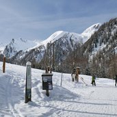 abzweigung innerhoferalm weissenbach winter