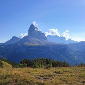 monte piana aussicht auf drei zinnen