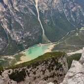 monte piana mit blick auf duerrenstein und duerrensee