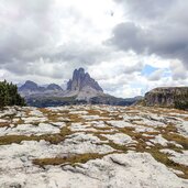 monte piana aussicht auf drei zinnen vom teil monte piano