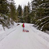 winterweg rodelbahn taistner alm