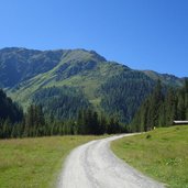 weg zum tilliacher joch bei pfaffenboden