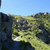 letzer wegabschnitt am tilliacher joch