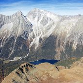 Antholzer See Wildgall Hochgall collalto e lago anterselva da cima