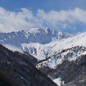 innervillgraten blick nach kalkstein winter dahinter toblacher pfannhorn