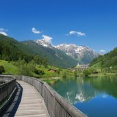 Muehlwald Muehlwalder See bruecke lago di selva dei molini