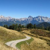 weg von maurerberg huette nach pe de boerz herbst