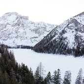 pragser wildsee drohne winter