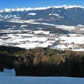 Skigebiet Kronplatz riscone brunico reischach bruneck blick plan de corones