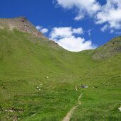 blick auf steinbergscharte