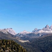 Vista su Misurina e le Tre Cime