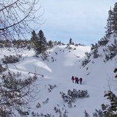 weg von pederue nach fodara vedla winter