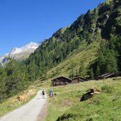 weg dorfer tal bei rumesoi eben almen