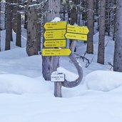 winter schnee weg bei gschwendter kreuz