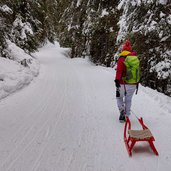 rodelpiste winterwanderweg zur kradorfer alm