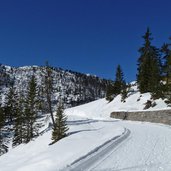 weg schluderbach richtung plaetzwiese winter