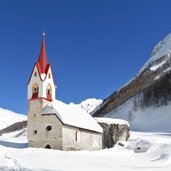 prettau ahrntal winter heilig geist heiliggeist kirche bei kasern