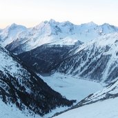 winter neveser see stausee eis schnee lappach inverno lappago lago di neves ghiacciato innevato