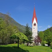 sand in taufers kirche st sebastian st moritzen