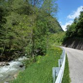 pfunderer talweg abschnitt der strasse entlang