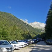 wanderparkplatz bei berggasthof stallila