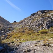 weg aufstieg unter rosskopf zum obstanser see