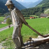 St Jakobim Ahrntal Holzschnitzer Holzstatue