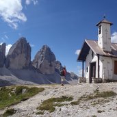 P drei zinnen sexten kapelle