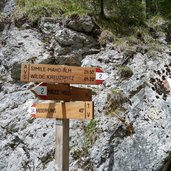 RS sengestal bei mauls wegweiser kreuzspitze