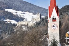 Sand in Taufers Ortsteil Sankt Moritzen Burg Taufers Winter