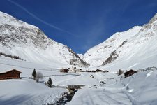 vals fane alm winter schnee