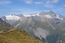 RS wanderwege bei cimaross blick auf grossglockner